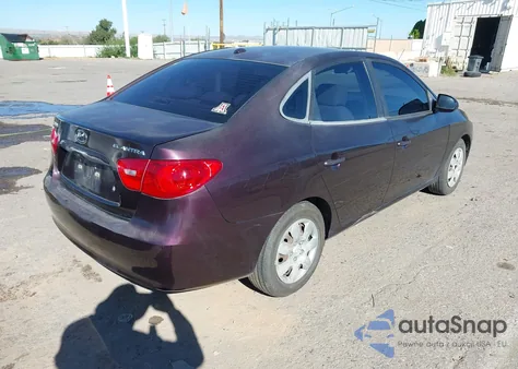 2008 Hyundai Elantra Gls/Se из США, поврежденный, VIN KMHDU46D68U421213